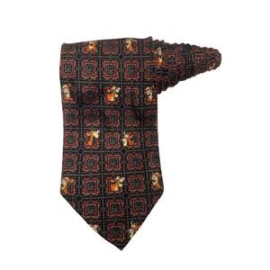 Disney Mickey Inc Winnie The Pooh Tigger Cartoon Novelty Necktie 100% Silk